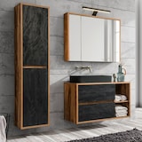 thumbnail of Armoire miroir 3 portes – 100 cm – Finition Chêne Hunton – HAMPTON