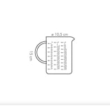 thumbnail of Glas-Messbecher 1 Liter Glasmessbecher Messbecher