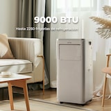 thumbnail of EVVO Aire Acondicionado Portatil 3 in 1 Clima P9, silencioso, 9.000 BTU, con Mando a Distancia, Superficie 20m2, Clase energética A, Blanco