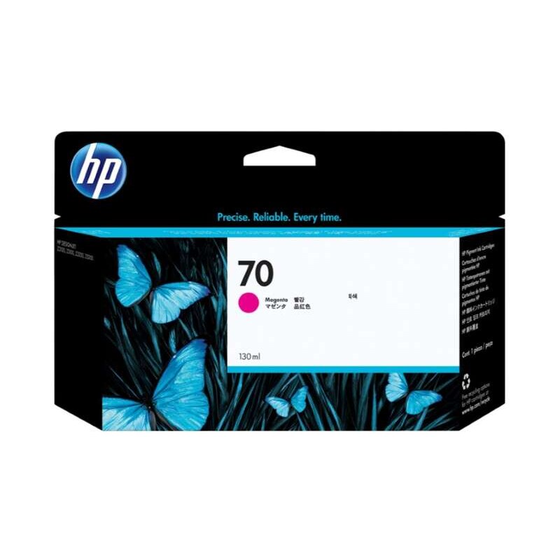 HP 70 Magenta DesignJet Druckerpatrone, 130 ml