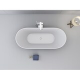 thumbnail of Badewanne Design LAUSANNE II schwarz Freistehend
