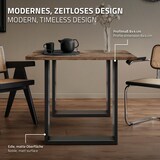 thumbnail of ECD Germany Tischbeine 2er Set 70x72 cm Anthrazit | Vierkantprofil Stahl, pulverbeschichtet, Industrial Tischkufen Esstisch DIY