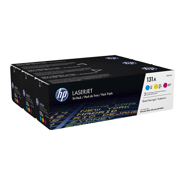 HP 131A Toner ciano/magenta/amarelo para LaserJet original