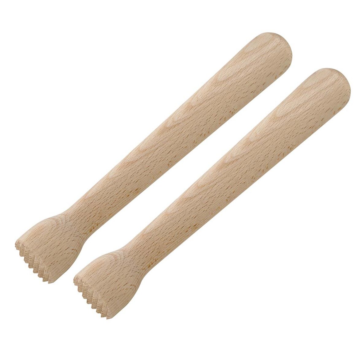 Fmprofessional Pestello da cocktail, 2 pezzi, in legno, dimensioni 22 cm