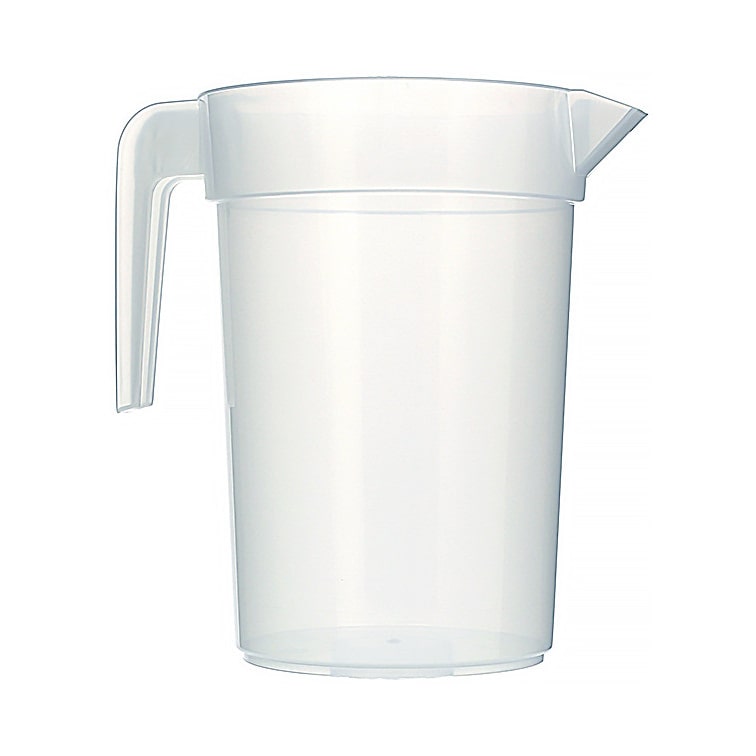 MONOUSO - Caraffa in Plastica Iniettata PP PP 1.000 ml (120 Pezzi)