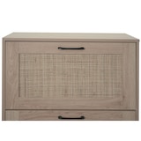 thumbnail of Décoshop26 -Práctico zapatero de tres compartimentos para un almacenamiento organizado 126 x 63 x 24 cm MDF blanco 04_0009743