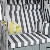 thumbnail of Strandkorb mit Polster, verstellbar, inkl. Schutzhülle