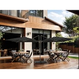 thumbnail of METRO PROFESSIONAL Ombrellone quadrato a doppio braccio, acciaio, 2.5 x 2.5 m, idrorepellente, grigio antracite