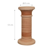 thumbnail of Biscottini Colonna Sottovasi in Terracotta 25x25x51 cm - Sottovaso da esterno Giardino - Portafiori - Supporto per vaso tondo e quadrato - Portavaso