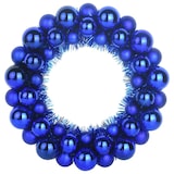 thumbnail of vidaXL Weihnachtsballkränze 2 pcs Blau 33 x 33 x 7 cm Polystyrol