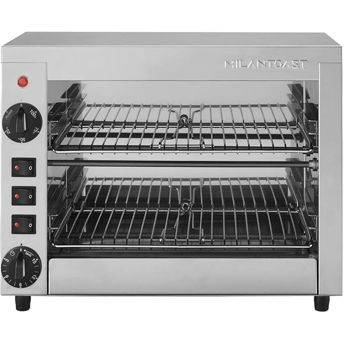 Milan Toast - Horno/tostadora MULTIUSOS 6 plazas