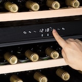 thumbnail of Klarstein Rhone 25 Duo Weinkühlschrank Kompression 2 Zonen 63 Ltr / 25 Flaschen Schwarz