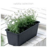 thumbnail of Prosperplast - RATOLLA P 3L Blumentopf – 29,3 x 11,9 x 12,6 cm in dunkler Ockerfarbe