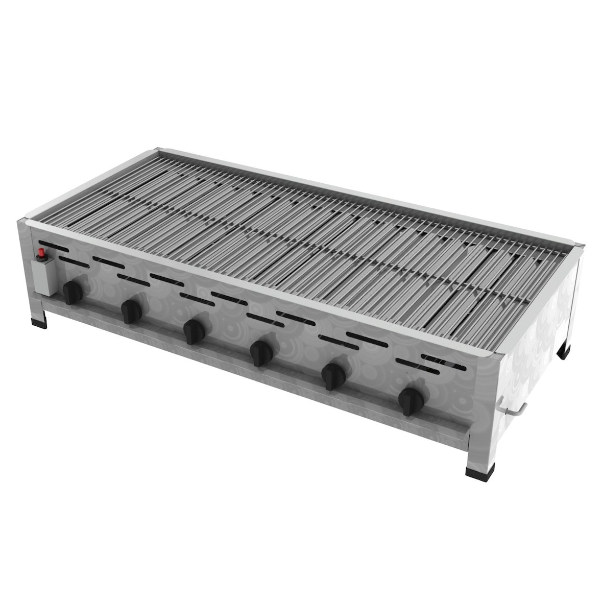 ChattenGlut Professional Gastrobräter 6-flammig Tischgerät 27,0kW und Rost