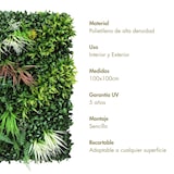 thumbnail of Jardim vertical artificial Tropical | Naturing Monde - 1x1M - Para interior e exterior  - Material 100% HDPE de alta qualidade