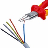 thumbnail of KNIPEX   Rundzange, 160mm, Schutzisoliert 1000V, 1-Komponenten, VDE geprüft