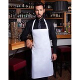 thumbnail of Bib Apron Basic: One Size / White