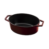 thumbnail of Berlinger Haus ovaler Gusseisen-Bräter mit Deckel (5.56L), Burgunderrot