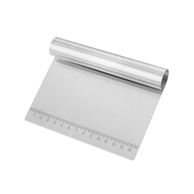 Eva spatule coupe-pâte en acier inoxydable 15x11 cm