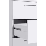 thumbnail of Web Furniture NEW SELINA Scrivania ad Angolo Melaminico 3 Cassetti 160x180cm   Bianco Lucido