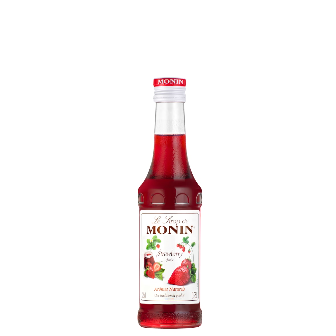 MONIN - Sirop de Fraise 25 cl pour cocktails, sirops à l'eau, limonades ou vins aromatisés