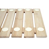 thumbnail of Badematte HWC-E73, Duschmatte Badvorleger Badteppich, Bambus rutschfest, 60x50cm