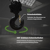 thumbnail of Ratschenzug 6 t Tragkraft - 3 m Hubhöhe Hebezug Kettenzug Hebelzug Flaschenzug