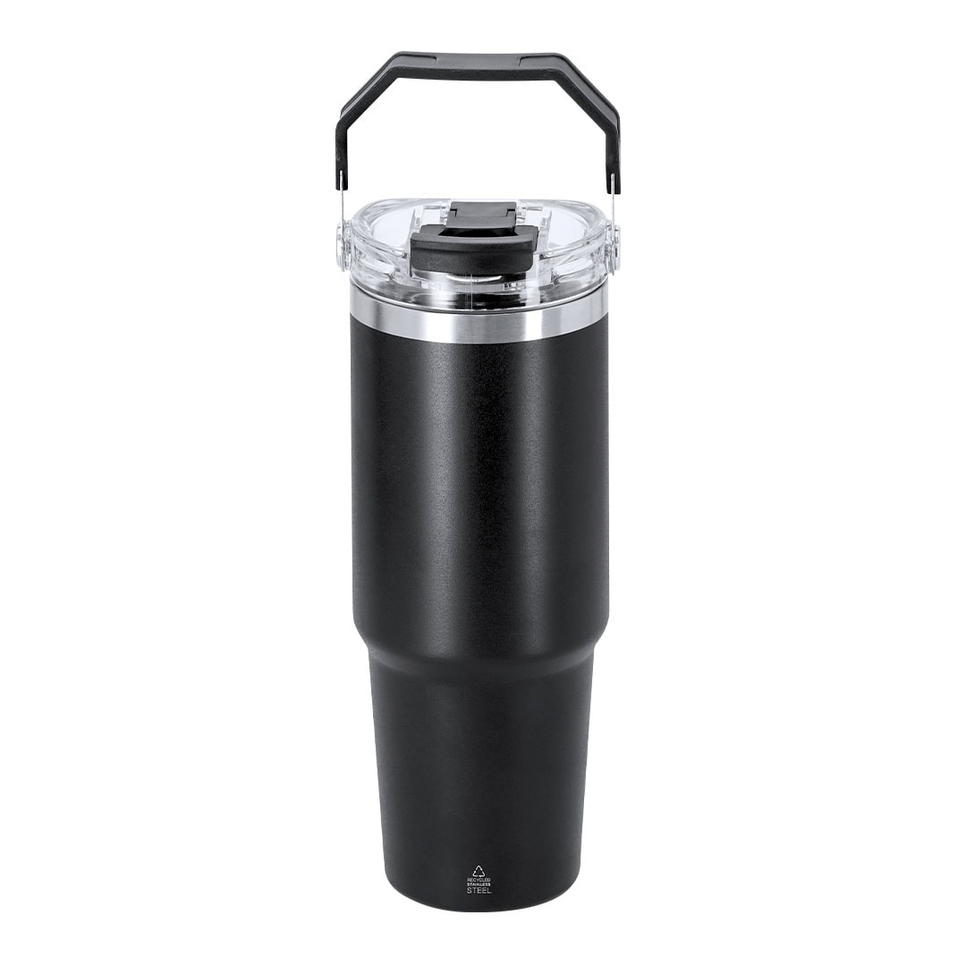 Botella/ Vaso Térmico 900 Ml Negro