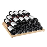 thumbnail of ArteVino - Cave à vin vieillissement (1 température) - Gamme Oxygen - OXG1T230NVSD - Porte vitrée cadre silver