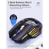 thumbnail of Souris Gaming Sans Fil Rechargeable 7 Boutons RGB Silencieuse Haute Précision YONIS