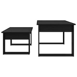 thumbnail of vidaXL Kaffeetisch Set 2 pcs Schwarz Eichen-Optik Holzwerkstoff