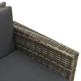 thumbnail of vidaXL 3-tlg. Garten-Lounge-Set mit Auflagen Poly Rattan Grau