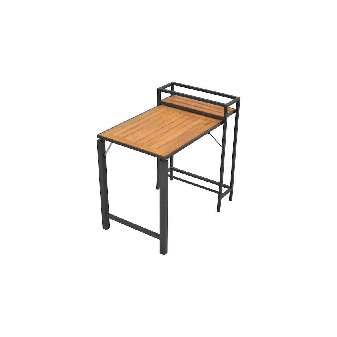 Merxx Santorin Balkonklapptisch, Aluminium/Akazie