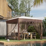 thumbnail of Outsunny Gazebo da Giardino con Zanzariera 3x3 m Bianco Crema