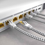 thumbnail of Primewire Patchkabel CAT 7 Rohkabel mit Baumwollummantelung  - Gigabit Ethernet LAN Kabel - 10 Gbit/s - S/FTP PIMF Schirmung - Netzwerkkabel - 0,5m