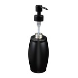 thumbnail of Relaxdays Seifenspender, 350 ml, Edelstahl, nachfüllbar, Seife, Duschgel, Badezimmer, Küche, Handseifenspender, schwarz