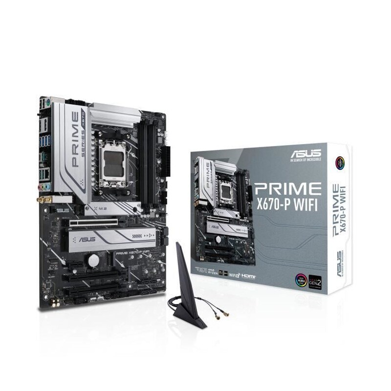 ASUS PRIME X670-P WIFI Gaming Mainboard Sockel AMD AM5