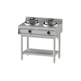 thumbnail of Estufa Wok a Gas KBS de 2 Quemadores Independiente 2X13Kw 900x600x850 mm Llama Piloto