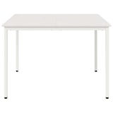 thumbnail of vidaXL Eettafel Wit 110 x 110 x 75 cm Massief grenenhout