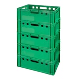 thumbnail of 5 Stück E2 Kisten 600 x 400 x 200 mm Fleischkiste Lagerkiste Metzgerkiste in grün