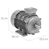 thumbnail of MSW Drehstrom-Asynchronmotor - 3 Phasen - 5,5 kW - 2950 U/min - 230/400 V - IE3