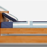 thumbnail of Benetton - Conjunto de cama de solteiro de 3 peças (lençol de cima 160x290cm + lençol de baixo 90x200cm + fronha 50x80cm) 100% algodão azul e amarelo