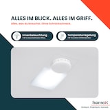 thumbnail of homeX Kühlschrank mit Gefrierfach, Kühl-Gefrierkombination freistehend, groß - 315 L, Super-Frost-Funktion, CFS3151C-B