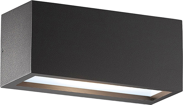 GUAVA Wandleuchte LED Dual Emission 12W 120°-120° Anthrazit IP65 4000K - Außenwandbeleuchtung Rossini Group