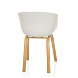 thumbnail of Eetkamerstoel / Schaalstoel OSLO W Kunststof wit hjh LIVING