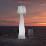 thumbnail of Lumisky Lampadaire d'extérieur filaire LADY E27 H110cm Polyéthylène Blanc