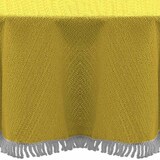 thumbnail of Gartentischdecke mit Fransen Tischdecke rund oval eckig Classic 130 cm rund gelb