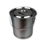 thumbnail of AcMax Edelstahl Eimer Kücheneimer 20 Liter mit Deckel