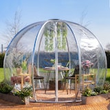 thumbnail of astreea Igloo Terrassenpavillon Model L mit Crystal-PVC Bezug, transparent, wasserfest