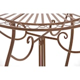 thumbnail of Outdoor Sitzgruppe FUVER - Metall Braun 40x50x92 cm | Gartenmöbelset 2 Personen Metall Vintage Balkonmöbel Set Bistrotisch Terrassenmöbelset Balkonset
